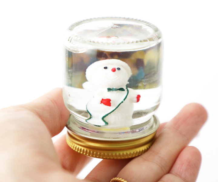 2018年銀座店クリスマスワークショップ「キラキラ★スノードームをつくろう!」